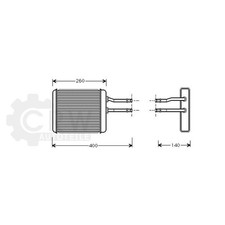 Wärmetauscher Innenraumheizung für Alfa Romeo 147 1.9 JTD 16V Bj.03-04