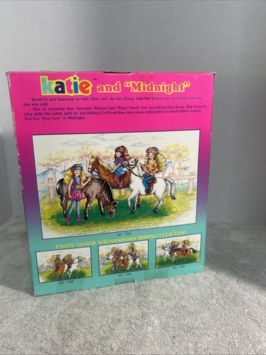 Vintage NOS 1996 Kid Kore Katie & Midnight Shenandoah Riding Club Horse/Doll Set - Picture 3 of 6