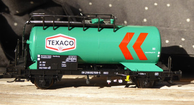 HÄDL Tillig Roco TT Tank Car TEXACO Hamburg DB Epoch 4/5 Limited