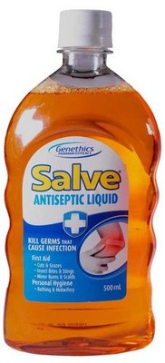 Salve ANTISEPTIC LIQUID (500ml) 2 Bottles -Import fees paid by us for USA