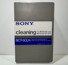Sony Cleaning BCT-5CLN Betacam and Betacam SP VCR Video Head Cleaning Cassette