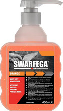 Swarfega Orange Hand Wash, Solvent-Free Heavy Duty Hand Cleaner with Natural Scr
