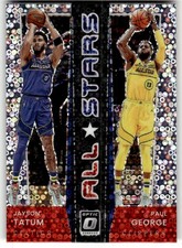 2021-22 Donruss Optic Jayson Tatum / Paul George All-Stars Holo Fast Break #4