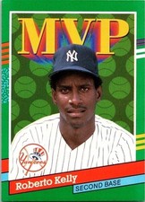 Roberto Kelly MVP New York Yankees 400 Donruss 1990 Baseball Card