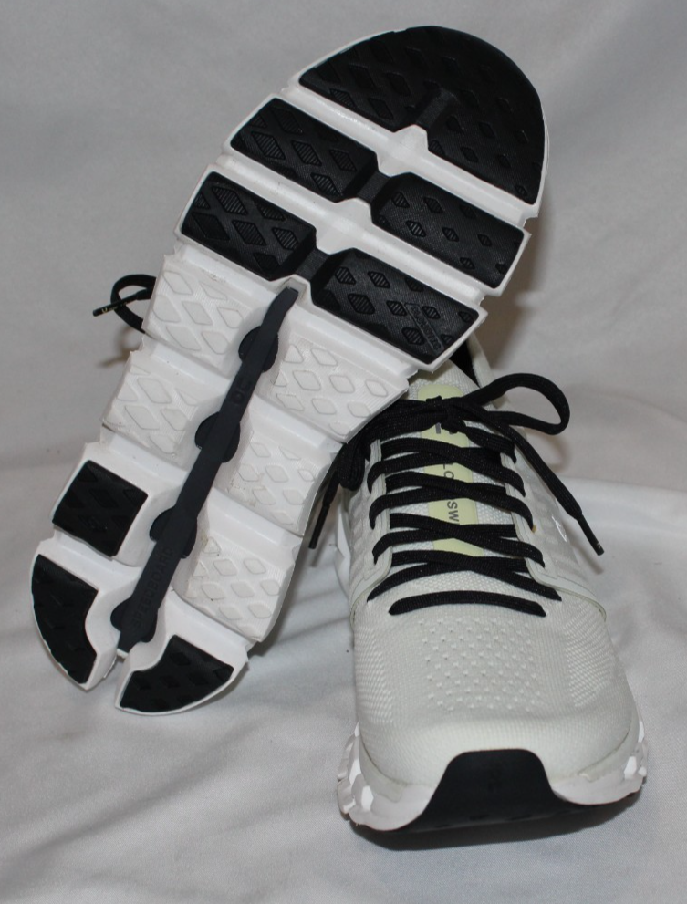 NIB ON CLOUD‎ MEN\'S CLOUDSWIFT 3 RUNNING ATHLETIC SNEAKERS IVORY BLACK 7 NIB ON CLOUD MEN main image 4