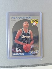1990-91 NBA Hoops - Nick Anderson #214 (RC) CGAi 9
