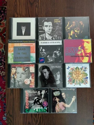 RARE 11 CD Lot Talking Heads, David Bowie, Clash Kinks Furs Peter Gabriel Cheap - Image 1 of 4