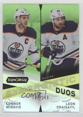 2022 Synergy Synergistic Duos Star-Star Green Connor McDavid Leon Draisaitl 7vs