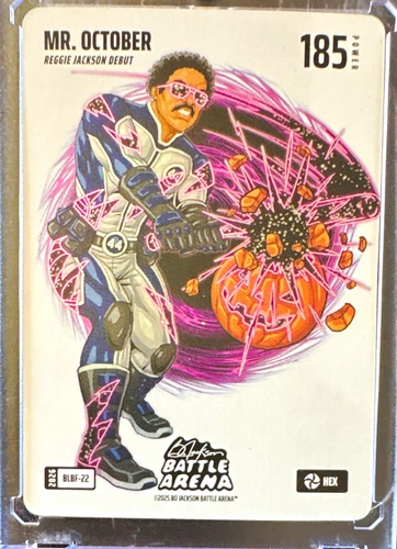 HEX 2025 Bo Jackson Battle Arena Mr. October Reggie Jackson Card #185