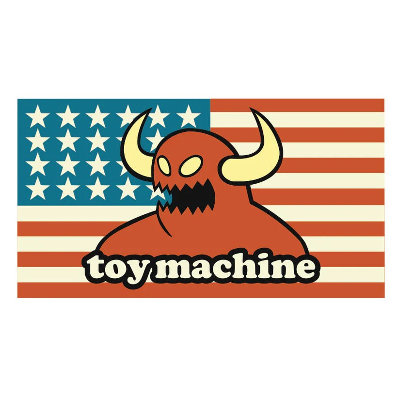 Toy Machine Skateboard Sticker - American Monster - 5" x 2.7