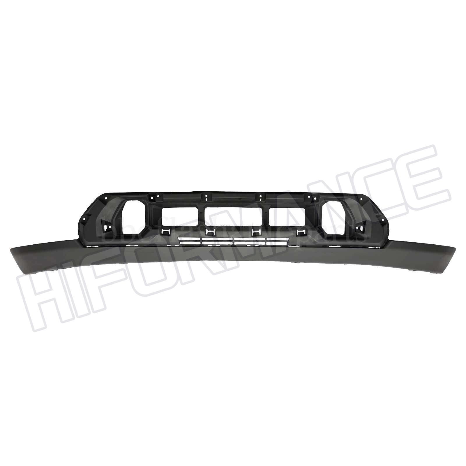 Front Bumper Complete Assembly Gloss Black For 2019 2020 2021 GMC Sierra 1500