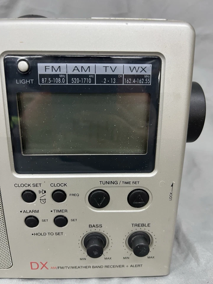 Receptor meteorológico vintage Sangean CC Radio Plus DX AM FM TV PARA REPUESTOS O REPARACIÓN Foto 3 de 4