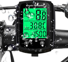 Contachilometri Bici Senza Fili, IPX6 Impermeabile, Computer Di Bicicletta，Conta