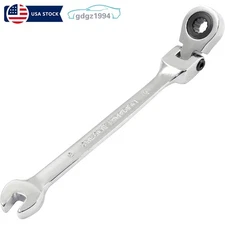 6mm Metric Flexible Head Ratcheting Wrench Spanner Tool Ratchet Wrench Flex Head