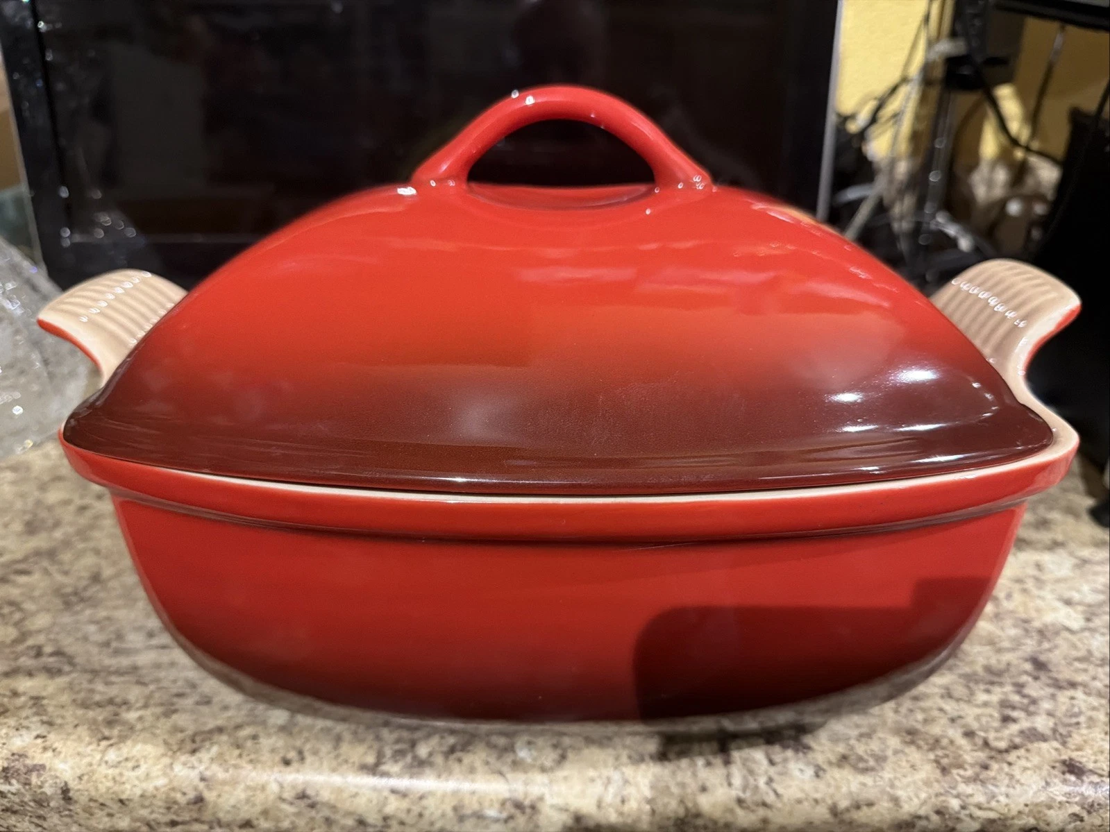 Le Creuset Deep Covered Baker 4.5 Qt Orange? Color