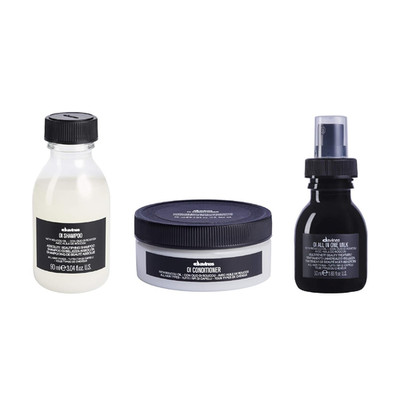 Davines OI Travel Set with OI Nourishing Shampoo & OI Conditioner & OI All in On