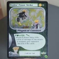 Score Dragon Ball Z DBZ TCG Trunks Trunks Power Strike P8 Limited Foil