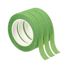 3 St&uuml;ck Blumenband, 12mm x 20m Blumenwickel-Klebeband, fruchtgr&uuml;n