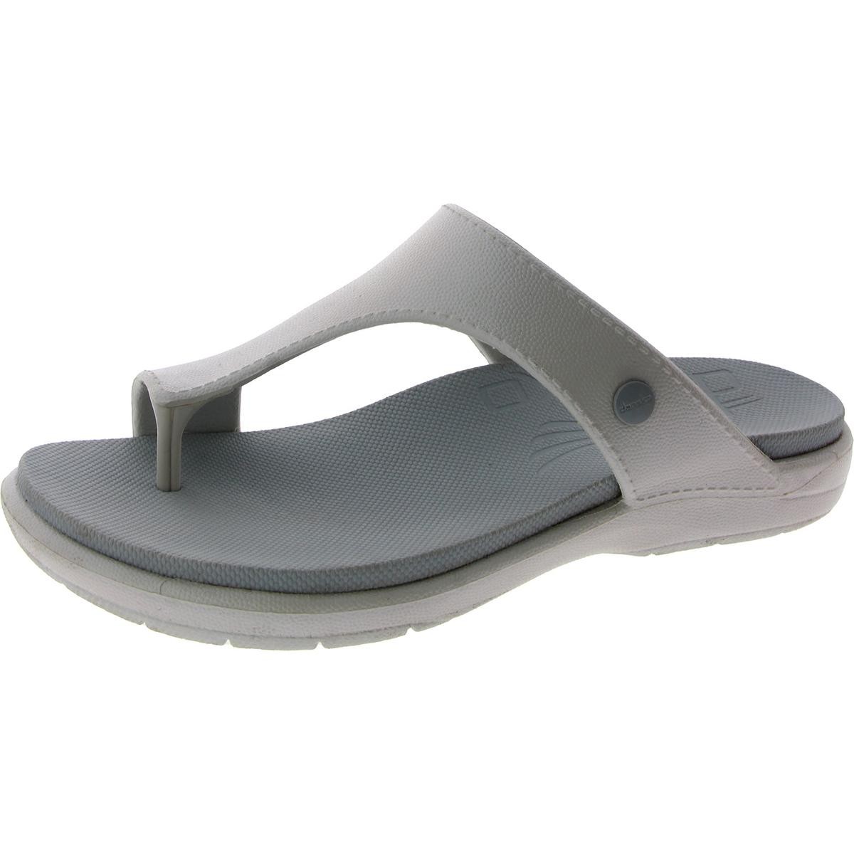 Женские босоножки-стринги Dansko Krystal серого цвета без застежки, размер 38, средний (B, M), BHFO 0527