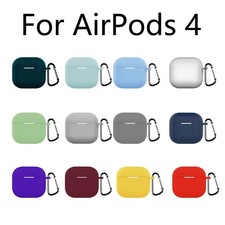 Apple Earphone Case Solid Color Silicone Airpod Protective Cover Charging Case