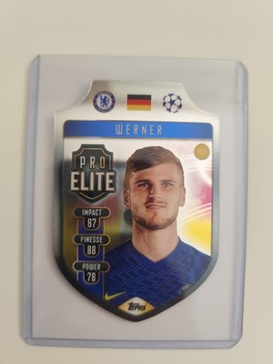 Match Attax 21/22 Timo Werner Pro Elite Shield  Chelsea #SH7 2021/2022