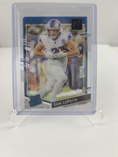 2023 Panini Clearly Donruss Sam LaPorta #81 Rated Rookie Detroit Lions NFL