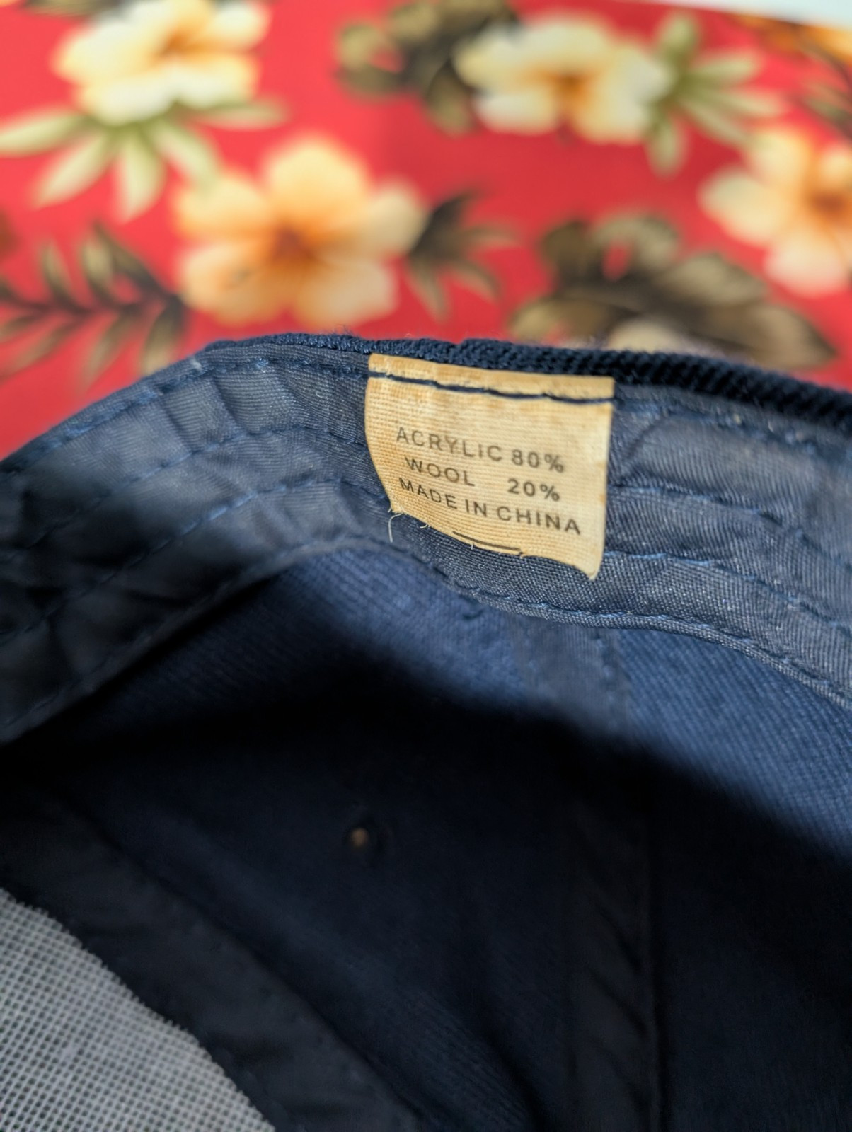 Solid Plain Baseball Cap Trucker  Navy - image 2