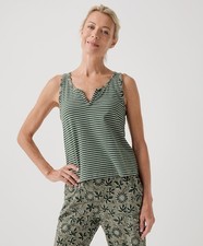 Pact Women's Staycation Sleep Tank Top 2X-Large Sleeping Vines Comfortable