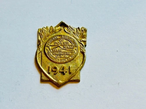 1941 Medal - National Association of Power Engineers - Organized 1882