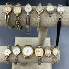Womens Mechanical Vintage Wrist Watch Lot of 12, Elgin And Timex + More