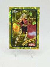 2025 Marvel Topps Chrome Eve Warlock Yellow Lava Refractor #192