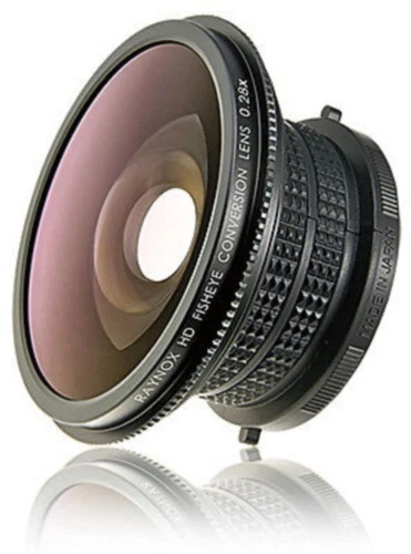 RAYNOX HDP-2800ES HD 0.28x Fisheye Lens - Canon HG10/HV30/HV20 37mm 43mm 52mm - Image 2 of 4