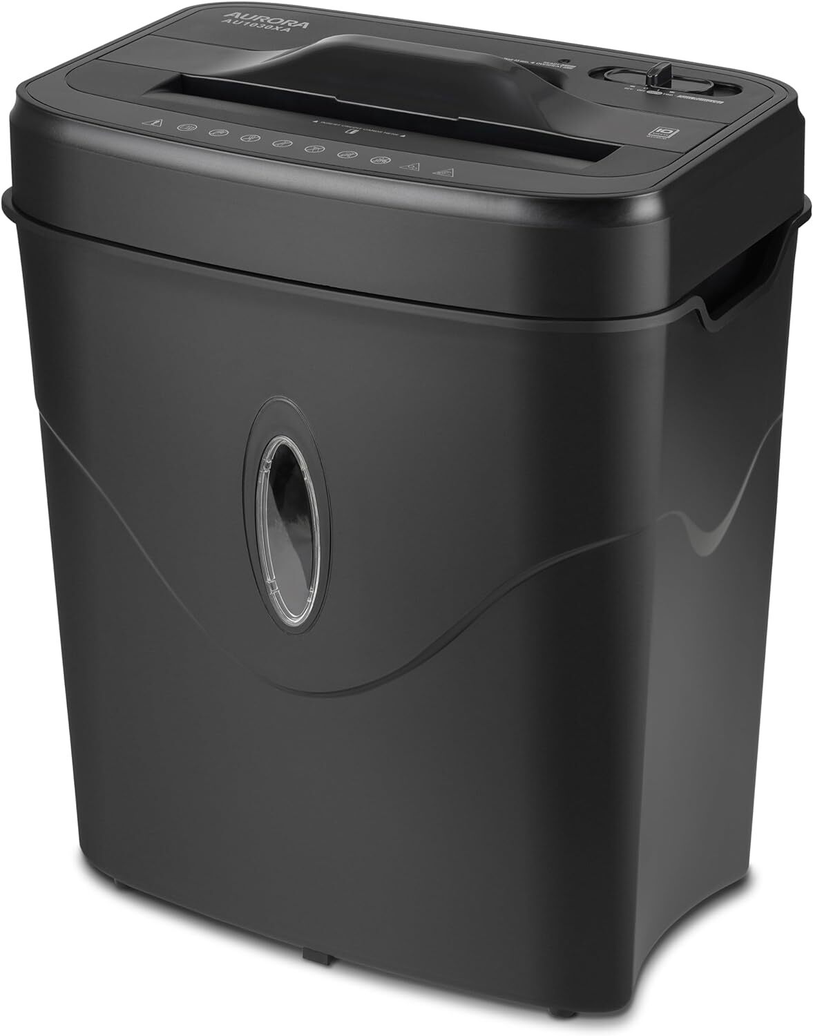 Aurora 10-Sheet Credit Card/Paper Shredder Cross Cut 4.4-Gallon for Home Office-image