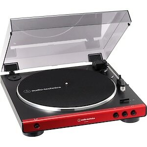 audio-Technica Fully automatic turntable (red) audio audio-Technica Fully automatic turntable (red) audio