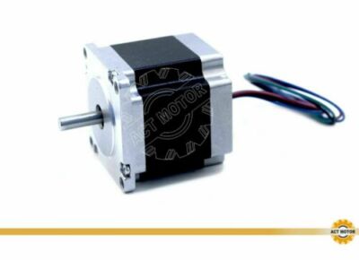 Nema23 Stepper Motor 4A 56mm 1.25Nm D-Shaft Φ6.35mm 23HS6440-13 ACT Motor