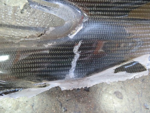 Mclaren 600LT RH, Front Bumper, Lower Section, Carbon Fiber, Used, Dmg,13AB561RP - Picture 10 of 11