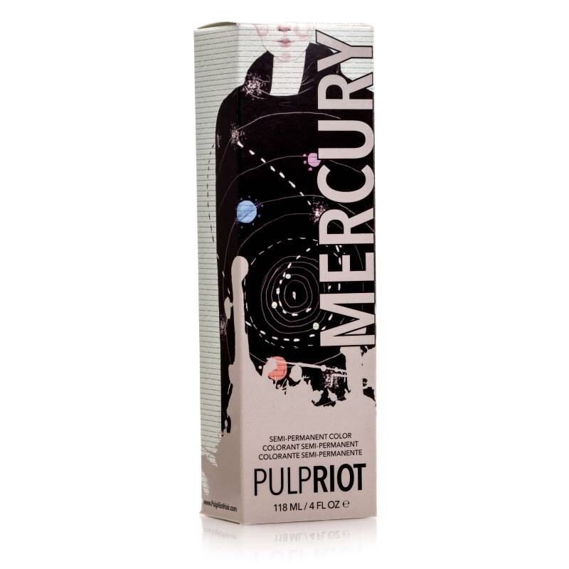 Adieu reflets jaunes avec la coloration cheveux gris Mercury Pulp Riot 118ml