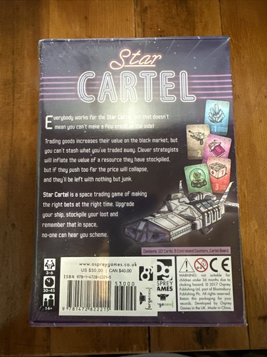 Osprey Games Star Cartel GAM012 New In Seal - Picture 2 of 3
