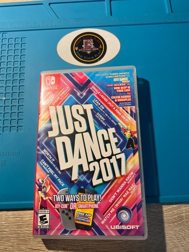 FREE SHIP! Nintendo Switch Game - Just Dance 2017 (Case & Game Cartridge Only)