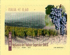 2012 Italy Republic I wines D.O.C.G. 1°- Aglianico MNH