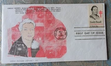 EMILY BISSELL ORIGINATOR ANTI-TB SEALS 1980 GREAT PICTURE CACHET FDC VF UNADDR