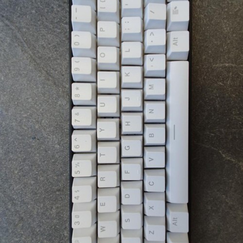 104pcs Universal Mechanical Keyboard Keycaps PC Bakclit Key Cap Set (White) UK - Afbeelding 12 van 12