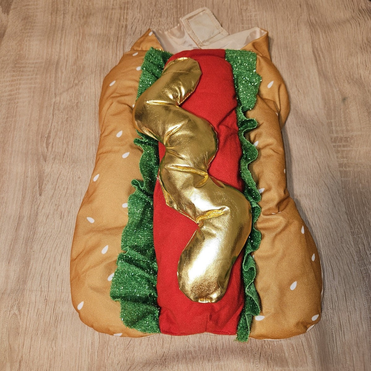 Vibrant Life Dog Cat Pet Halloween Hot Dog Costume Size XS 5-10