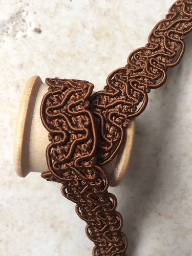 15 MM. WIDE TRADITIONAL UPHOLSTERY BRAID / GIMP / TRIMMING - 39 COLOURS. - Picture 10 of 49