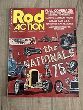 Rod Action Car Magazine November 1975 Hot Rod Antique Collectible Nationals