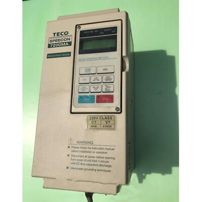 For TECO JNTMBGBB0005JK-U- SPEECON 7200MA Used inverter 