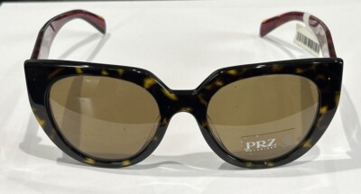 PRADA PR14WS 2AU-5Y1 Havana/Brown 52-20-140 Sunglasses New Authentic NWT  #9242