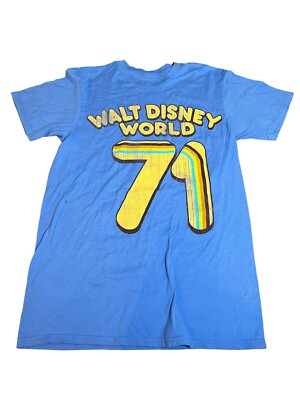 Disney Parks WDW Walt Disney World 71 Blue T- Shirt Adult Size