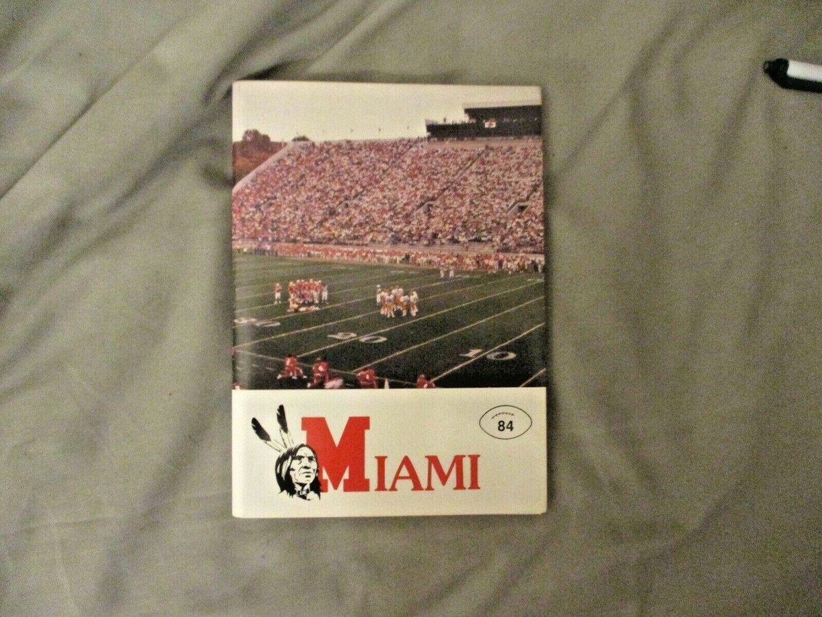 1984 MIAMI OF OHIO FOOTBALL MEDIA GUIDE Yearbook GEORGE SWARN