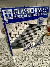Glass Chess Set Game By Pavilion Limited Edit...